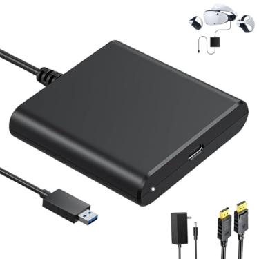 Imagem de Adaptador PC para fone de ouvido VR2 — Adaptador PC de conexão de sinal estável de alto desempenho para VR2 Conecte sem esforço o fone de ouvido VR ao laptop, conecte convenientemente ao SteamVR e