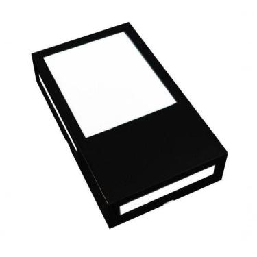 Imagem de Arandela Led Cube Avant - Preto Fosco 3000k - Luz Amarela