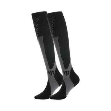 Imagem de Meias De Compressão Unissex Para Ciclismo, Corrida, Yoga, Futebol, Bas