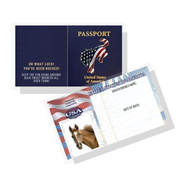 Imagem de Buck Buck Bronco You've Been Bucked Cards Tags | Pacote com 50 | Passaporte de Mini Cavalo Adicionado a Borracha Cavalo Patos Carro Game Horse Figurines #BuckBuckBronco
