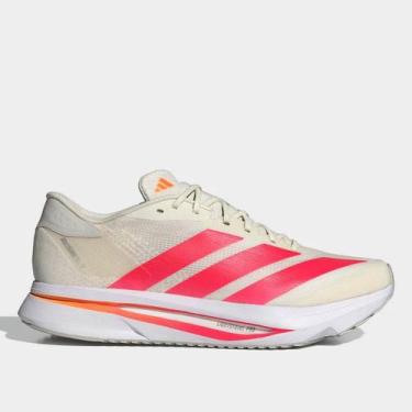 Imagem de Tênis Adidas Adizero SL 2 Masculino, Bege, Vermelho, 43