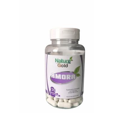 Imagem de Nature Gold Amora, Suplemento Alimentar Natural, 120 Cápsulas, Extrato de Amora para Equilíbrio Hormonal e Bem-estar Feminino, 500mg