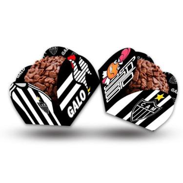 Imagem de 50 Forminhas para doces decoração Atlético Mineiro Festa - Regina fest