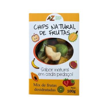 Imagem de Caixa Chips Natural de Frutas Mix Desidratadas AZ Alimentos 100g