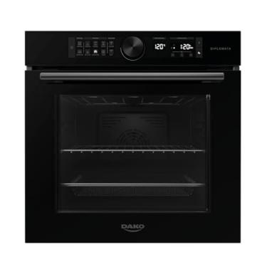 Imagem de Dako Forno de Embutir Diplomata, Elétrico com Air Fryer, Preto, 80L, Convecção, Acabamento Limpa Fácil, 2990W, 59,5 x 59,5 x 57,5 cm