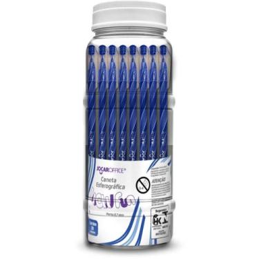 Imagem de Caneta Esferográfica WOW FUN 0.7MM Preta Pote com 30 Unidades - Leonor