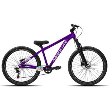 Imagem de Bicicleta Aro 26 Absolute Nero 5 Single Freio a Disco, Roxo 2