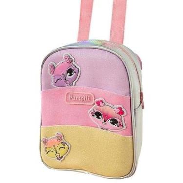 Imagem de MOCHILA INFANTIL FEMININA GATINHAS SINTÉTICO PAMPILI REF: 6001148-Feminino