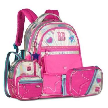 Imagem de Kit Completo Rebecca Bonbon Mochila com Lancheira e Estojo-Feminino