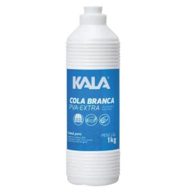 Imagem de Cola Branca Pva Extra 1kg Kala - Alta Resistência E Fixação