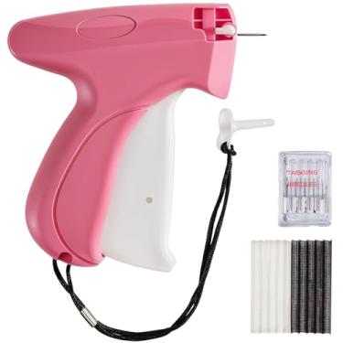 Imagem de HomeLuvo Pistola de costura para roupas – Etiqueta de preço para roupas Ferramenta de costura rápida com micro fixadores – Fixador de etiqueta de máquina de costura manual para alterações de roupas de