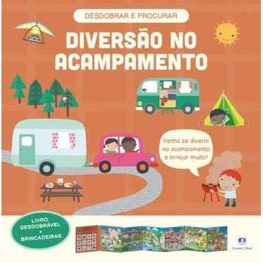 Imagem de Livro - Diversão no acampamento - Livro desdobrável brincadeiras