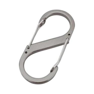 Imagem de Mini Gancho De Chaveiro 10 Peças Tipo S Em Aço Inoxidável Mosquetão An