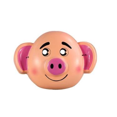 Imagem de Máscara de porco fofo, animal de desenho animado em PVC para crianças 