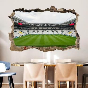 Imagem de Adesivos de parede 3D Stadium Soccer Field Design 40x60cm PVC - yiweis