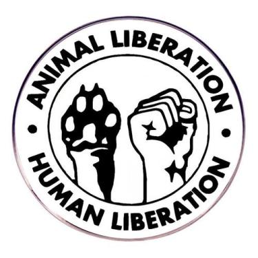 Imagem de Alfinetes de broche Animal Liberation Human Liberation Alloy - Yiweisa