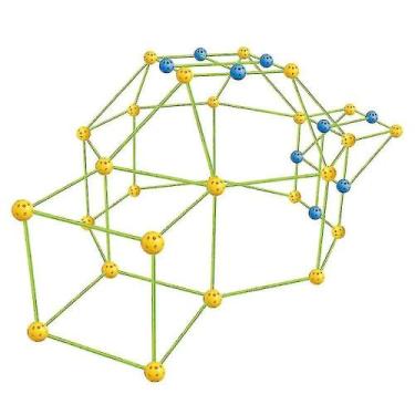 Imagem de Conjunto de 87 peças Den Kit Play Construction Fort Tent Making - Gloo