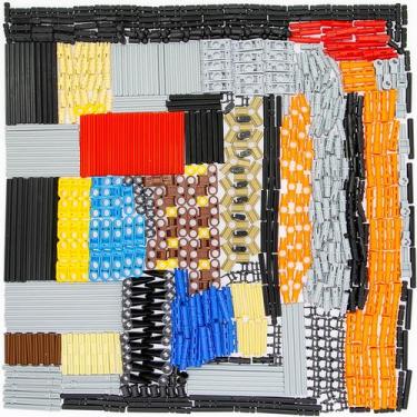 Imagem de Conjunto de blocos de construção TEESE 884 unidades Technic Axle Pin C