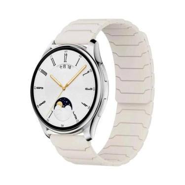 Imagem de Pulseira Magnética De Silicone Para Samsung Galaxy Watch 20mm 22mm Com