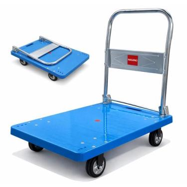 Imagem de Carrinho de Carga Plataforma Dobrável 300kg Aço - Nagano