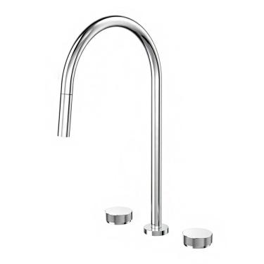 Imagem de Torneira Misturador Docol Mix&Match 90015469006 de Bancada com Ducha Retrátil Cromada