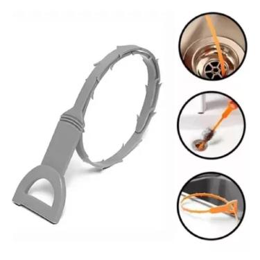 Imagem de Desentupidor Coletor De Cabelos Para Ralo De Pia E Chuveiro