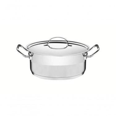 Imagem de Caçarola Rasa Tramontina Professional 20cm Em Aço Inox Com Detalhe Sat