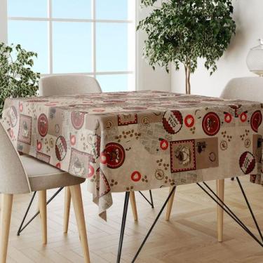 Imagem de Toalha Mesa Plástica Térmica PVC Aroma 8 lugares 1,40x2,00 - IDEALIZA