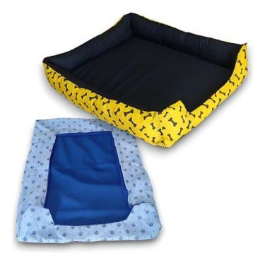 Imagem de Cama De Cachorro Cama Para Pets Grandes+capa Extra 70x80cm - VL Enxova