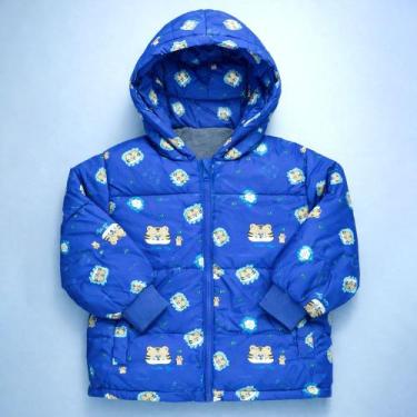 Imagem de Jaqueta Puffer Quentinha para Inverno Veste Bebês Até 3 anos Cor:tiger