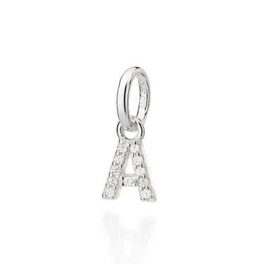 Imagem de Pingente Letra De Prata 925 Letra R 840109 Rommanel Tamanho:0Cor:LETRA