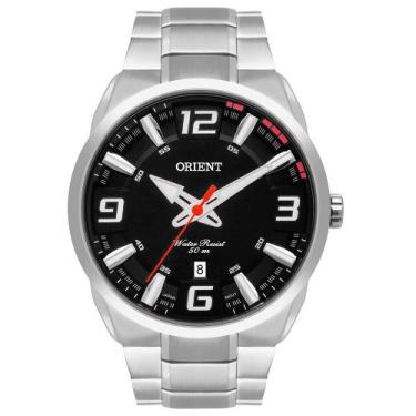 Imagem de Relógio ORIENT masculino analógico prata preto MBSS1359 P2SX