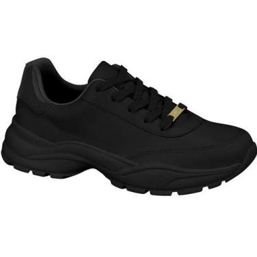 Imagem de Tênis Feminino Vizzano Casual Sneaker 1403100, Preto 01, 35