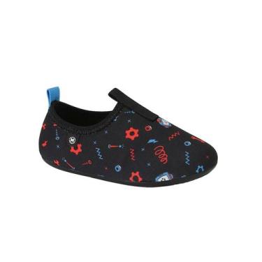 Imagem de Tênis Meia Baby Molekinho 019486, Preto, 23