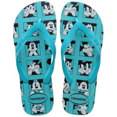 Imagem de Chinelo Havaianas Infantil Masculina Mickey Azul Original, 27/28