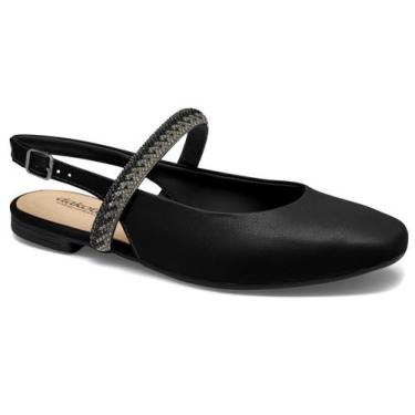 Imagem de Sapato Dakota DA233 Tira Em Cristal, Preto, 33