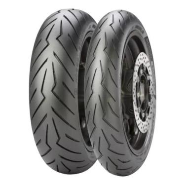 Imagem de Par Pneu 120 70 15 160 60 15 Moto Diablo Rosso Scooter - Pirelli