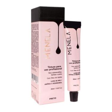 Imagem de Tintura Para Sobrancelhas - Preto - Menela Cosméticos