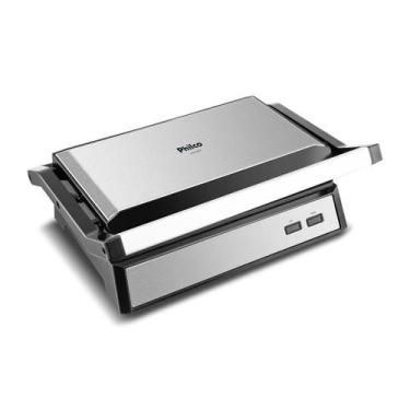 Imagem de Grill Philco 2 em 1 PGR32 Chapa com Abertura 180 220V, Prata, 220V