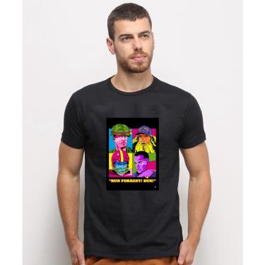 Imagem de Camiseta masculina Preta algodao Pop Art Forrest Gump Tom Hanks
