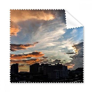 Imagem de Pano de limpeza azul escuro com nuvens coloridas, 5 peças