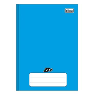 Imagem de Caderno brochura capa dura 1/4 - 48 folhas - D mais - Azul - Tilibra