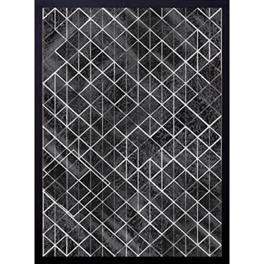 Imagem de Quadro em Abstrato Black Decore Pronto Preto/ Branco 44x54cm
