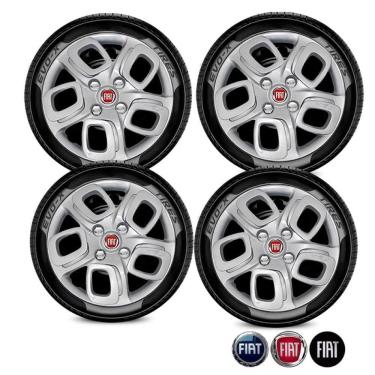 Imagem de Jogo Calota Aro 14 Uno Way 2013 2014 2015 2016/ 223