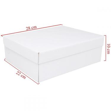 Imagem de Caixa De Sapato Em Papelão 10 Unidades Embalagens 28cm x 22cm x 10cm