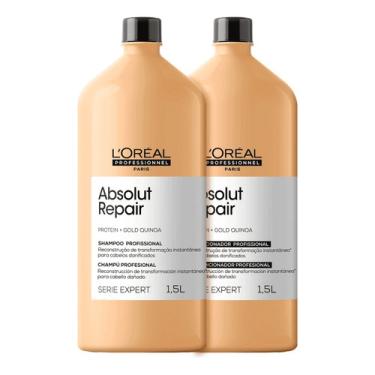 Imagem de Kit Loreal Absolut Repair Shampoo 1,5l + Condicionador 1,5l