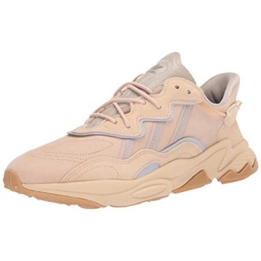 Imagem de adidas Originals Tênis masculino Ozweego, St Pale Nude/Marrom-claro/Vermelho solar, 11.5