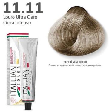 Imagem de  Coloração Itallian Color LOURO ULTRA CLARO CINZA INTENSO 11.11 60g