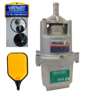 Imagem de Bomba Submersa De Poço Sapo + Boia  De Nível + KIT DE MANUTENÇÃO Vibra
