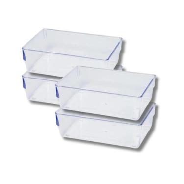 Imagem de Kit 4 Organizadores de Armários Modulo nº 2 Porta Utensilios - PLASTUT